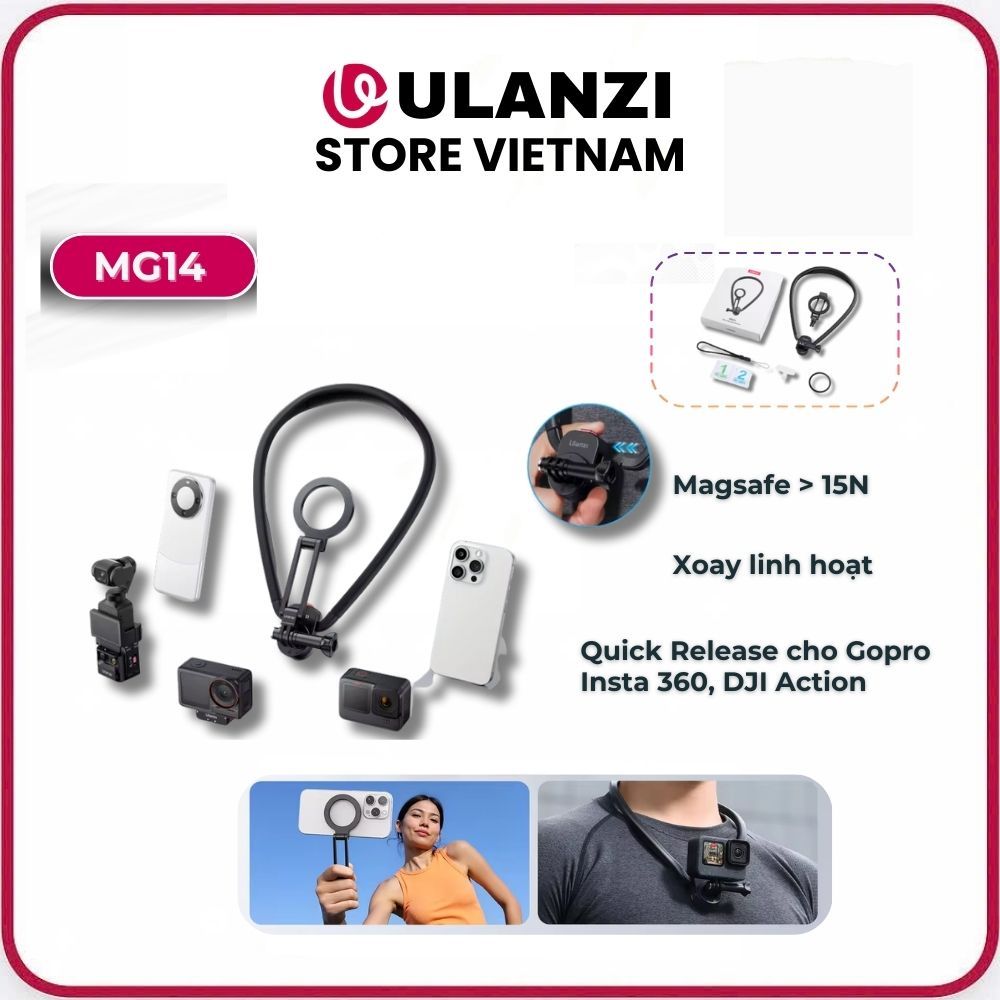 Giá đỡ đeo cổ Ulanzi MG14