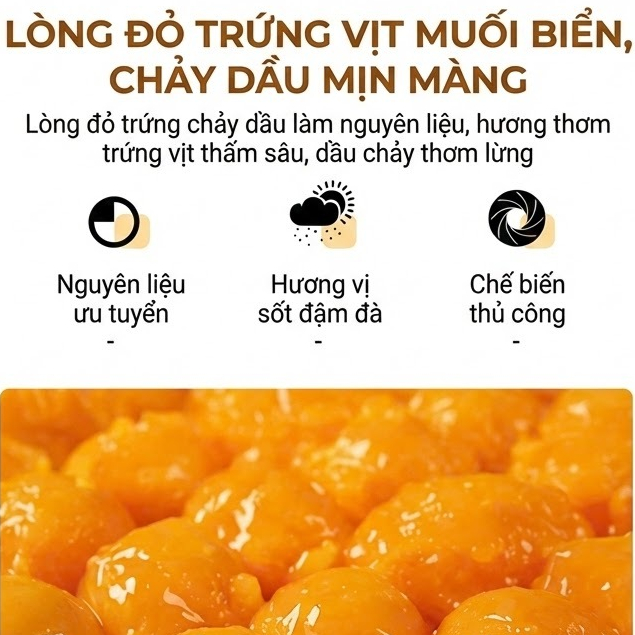 Sốt Trứng Muối Hoàng Kim Hũ 200g - Chiết Xuất Trứng Vịt Biển Thượng Hạng, Chấm Bánh Mì Siêu Béo Ngậy Luka Food