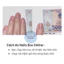 NAIL BOX ĐỎ ĐÍNH ĐÁ COMBO TAY CHÂN