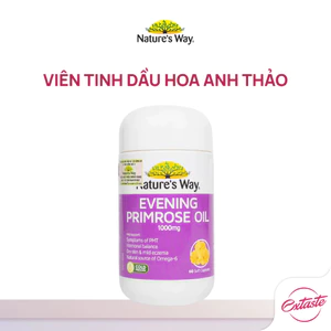 Tinh dầu hoa anh thảo evening primrose oil 1000mg Nature's Way cân bằng nội tiết tố
