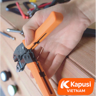 Kìm Bấm Cốt Kapusi K-9121 K-9122 K-9123 K-9124 K-9125 K-9126 | Thép Cr-V | Bấm Cos, Bh 12 tháng