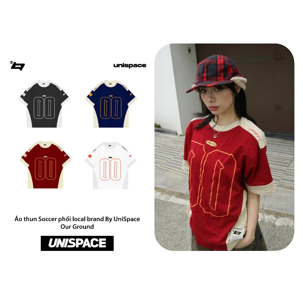 Áo thun Soccer phối local brand By UniSpace Our Ground | BigBuy360 - bigbuy360.vn