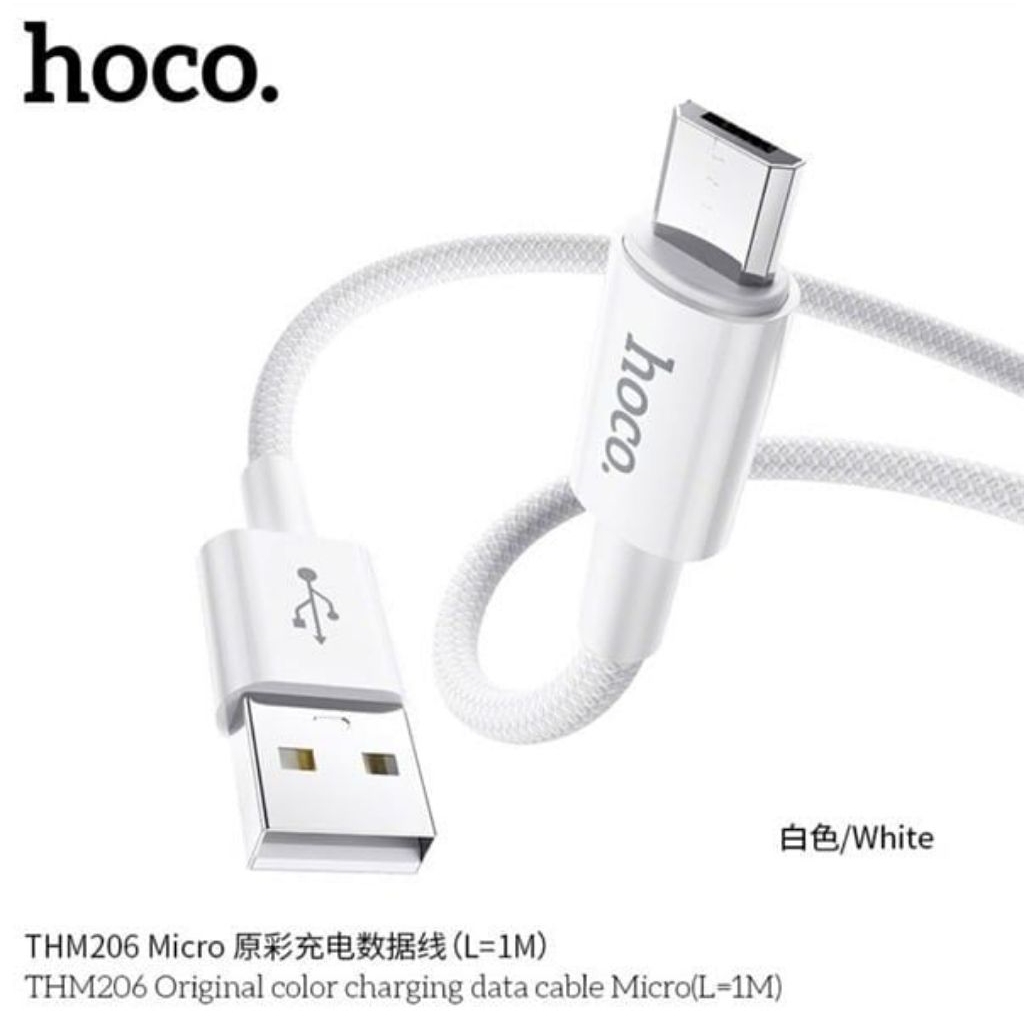 Dây sạc nhanh Micro dài 1m hoco THM206 USB sang Micro