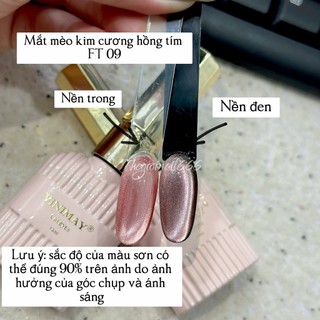 Sơn Gel Mắt Mèo Kim Cương - Ánh Trắng Vinimay Cực Sáng 6 Tông Màu