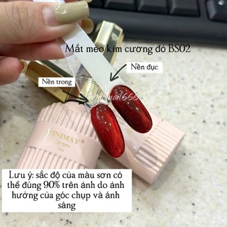 Sơn Gel Mắt Mèo Kim Cương - Ánh Trắng Vinimay Cực Sáng 6 Tông Màu