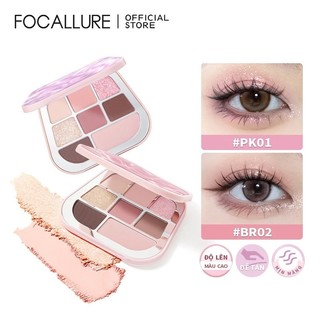 [Y347] [HỎA TỐC] Bảng phấn mắt FOCALLURE 9.6g - sắc tố cao, dưỡng ẩm, không nhòe, lâu trôi, chống nước