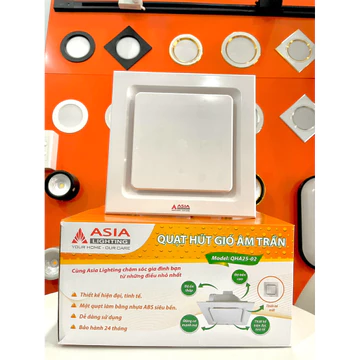 [CHÍNH HÃNG] Quạt thông gió Hút mùi Âm Trần ASIA, Quạt Hút Mùi,tolet, Động Cơ Lõi Đồng Cánh Nhựa ABS. BH 24 Tháng