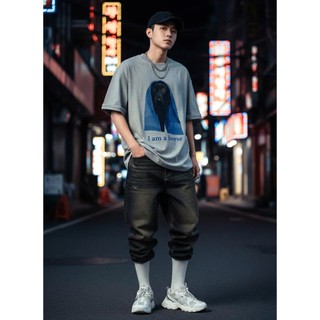 Áo thun Stee Cổ tròn I AM A HORSE Localbrand ICVCVNI Unisex