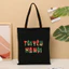 Túi tote Tôi Yêu Hà Nội có khóa kéo - túi vải canvas làm quà tặng đặc trưng Hà Nội dùng đeo vai đi chơi du lịch tota06d