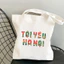 Túi tote Tôi Yêu Hà Nội có khóa kéo - túi vải canvas làm quà tặng đặc trưng Hà Nội dùng đeo vai đi chơi du lịch tota06d