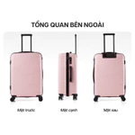 [🔥DEAL SỐC] Vali Kéo MIAvn Larita ZENI - Size 19/24 Inch, Nhựa PP Bền Bỉ, Hạn Chế Bể Vỡ, Khoá Số, Bảo Hành Trọn Đời — ảnh 4