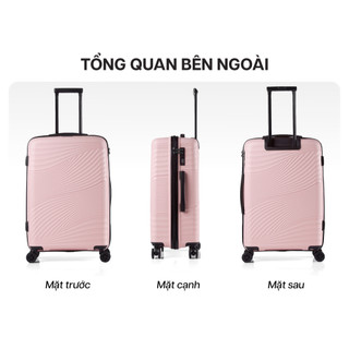 [🔥DEAL SỐC] Vali Kéo MIAvn Larita ZENI - Size 19/24 Inch, Nhựa PP Bền Bỉ, Hạn Chế Bể Vỡ, Khoá Số, Bảo Hành Trọn Đời