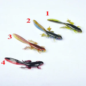 Mồi mềm nòng nọc ếch mùi tanh chuyên câu lure dài 8cm nặng 3.8g Thích hợp lưỡi size 4cm