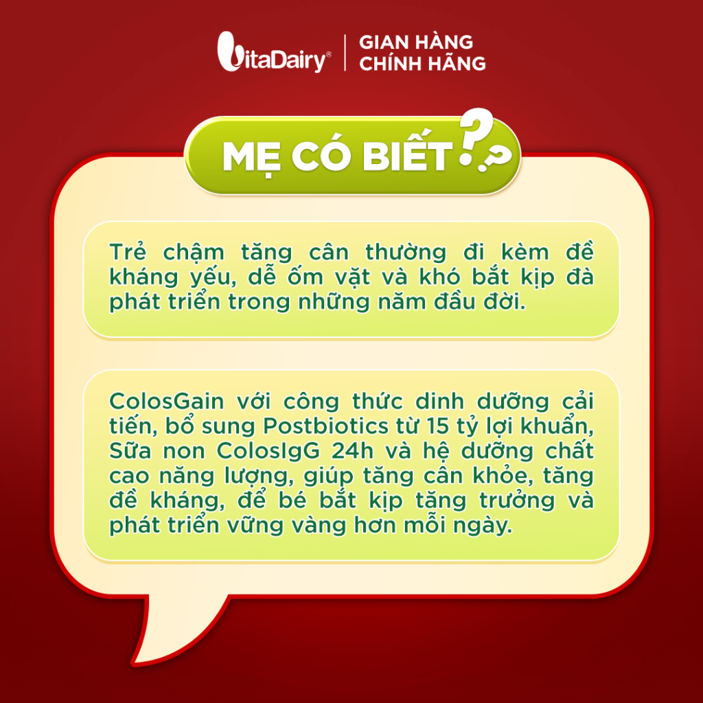 [COMBO 2 THÙNG 48 HỘP] Sữa uống dinh dưỡng Colos Gain 110ml/180ml - Hỗ trợ tăng cân, giúp tăng cường đề kháng