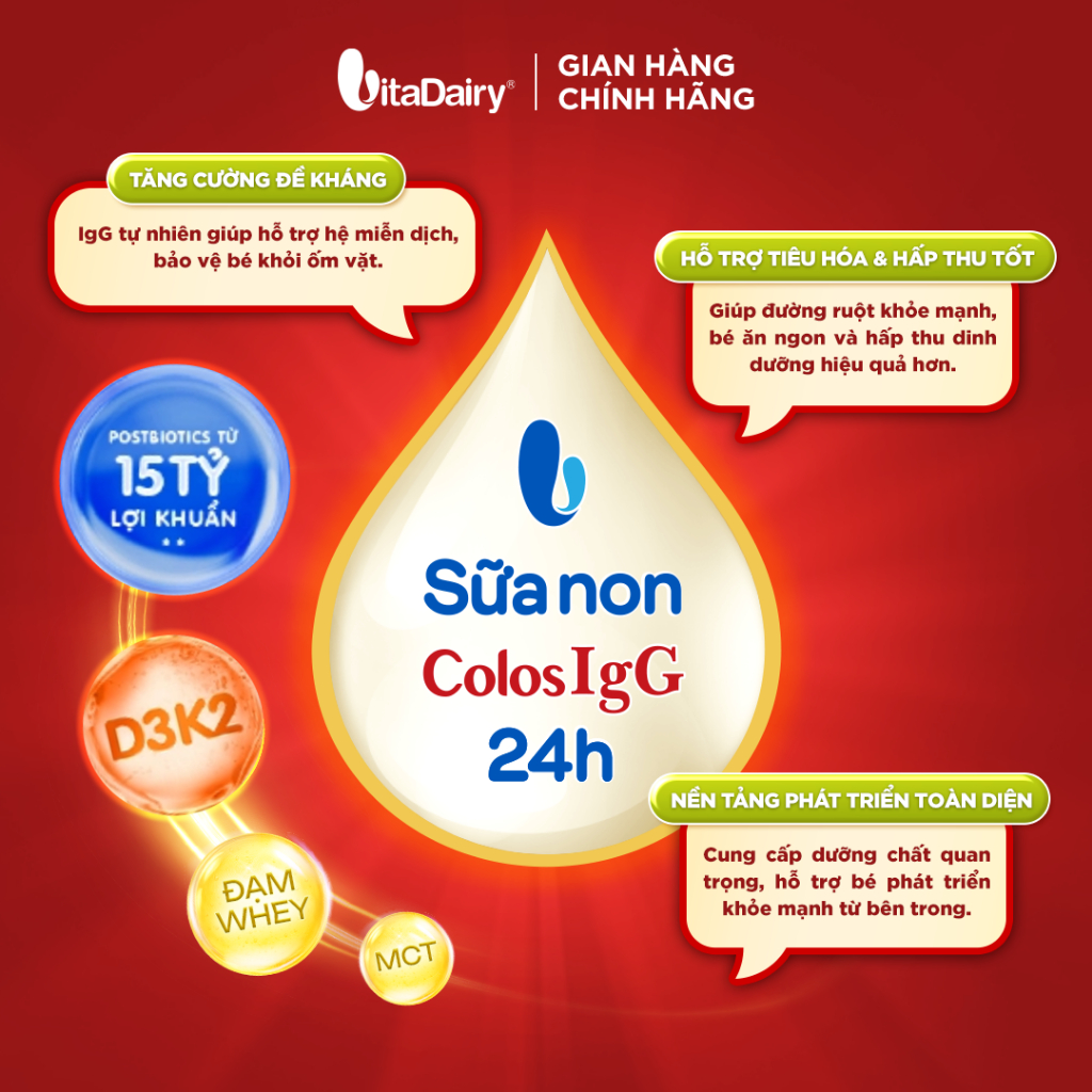 [COMBO 2 THÙNG 48 HỘP] Sữa uống dinh dưỡng Colos Gain 110ml/180ml - Hỗ trợ tăng cân, giúp tăng cường đề kháng