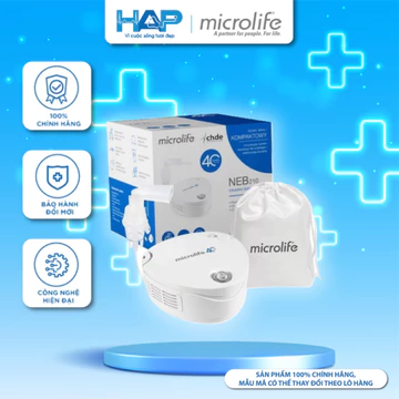 Máy xông khí dung Microlife NEB 210 - Máy xông mũi họng cao cấp chính hãng cho gia đình