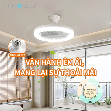 Quạt Trần Đèn, LED quạt đèn, quạt gió đèn,Đèn 3 Màu Điề，Chức năng tiếng ồn thấp