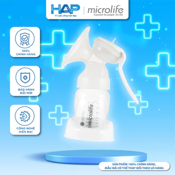 Máy hút sữa cơ Microlife BC 100 Soft đơn - Máy hút sữa cầm tay chính hãng cho mẹ bỉm