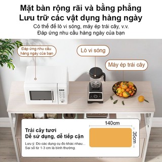 BMZAR Kệ Nhà Bếp Đa Năng Ván gỗ dày Kệ để lò vi sóng Cửa tủ chống bụi Tủ bếp cao cấp