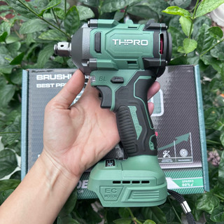 Thân Máy Siết Bulong THPRO TH6360PRO Đầu 2 Trong 1 Lực Siết 360N.M Động Cơ Không Chổi Than M21