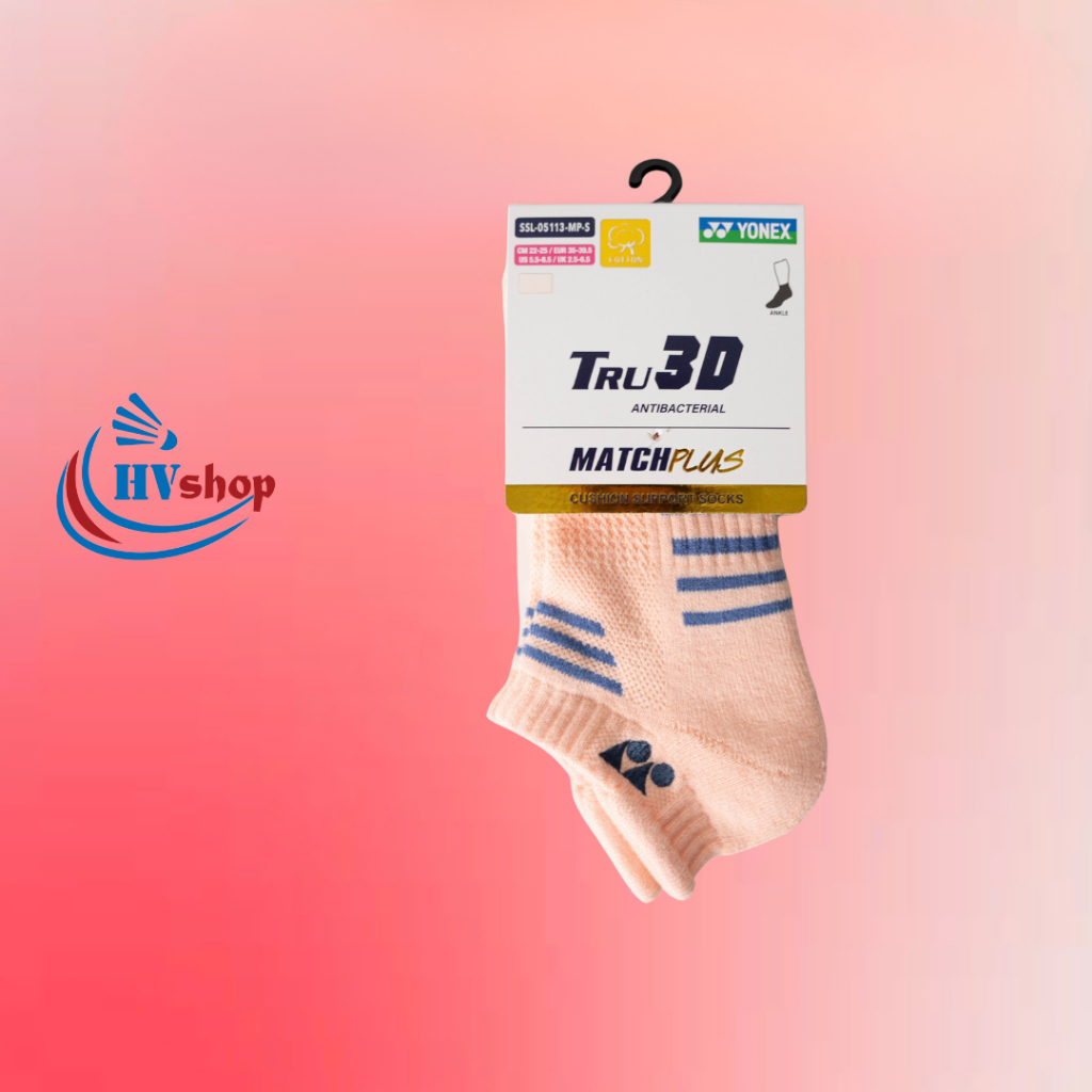 Tất cầu lông Yonex chính hãng SSL-MP9, cổ ngắn 5.5cm, chất liệu dày dặn, màu sắc thanh lịch - HVShop