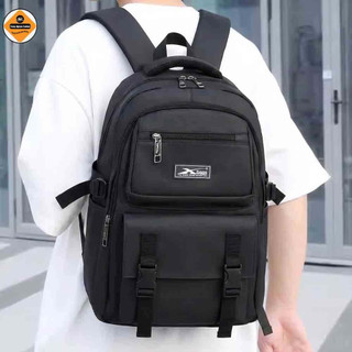 Balo Học Sinh Nam Nữ Thời Trang Xbags Black Blue XB3203–Đựng Laptop 15.6 Inch, Chống Nước, Nhiều Ngăn Tiện Lợi, Cá Tính!