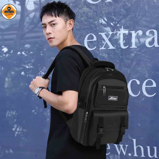 Balo Học Sinh Nam Nữ Thời Trang Xbags Black Blue XB3203–Đựng Laptop 15.6 Inch, Chống Nước, Nhiều Ngăn Tiện Lợi, Cá Tính!