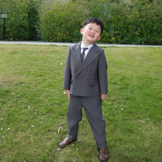 Bộ Vest Bé Trai OLIVER GREY VEST KIMEE Thiết Kế Cao Cấp Cho Bé Dự Đi Tiệc Set Vest Suit Trẻ Em Form Dáng Đứng Lịch Lãm
