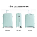 [⚡TOP 1 BÁN CHẠY] Vali Kéo MIA Larita ROTA - Size 20/24/28 Inch, Nhựa PP Dẻo, Hạn Chế Bể Vỡ, Khóa Số TSA, Bảo Hành TĐ — ảnh 2