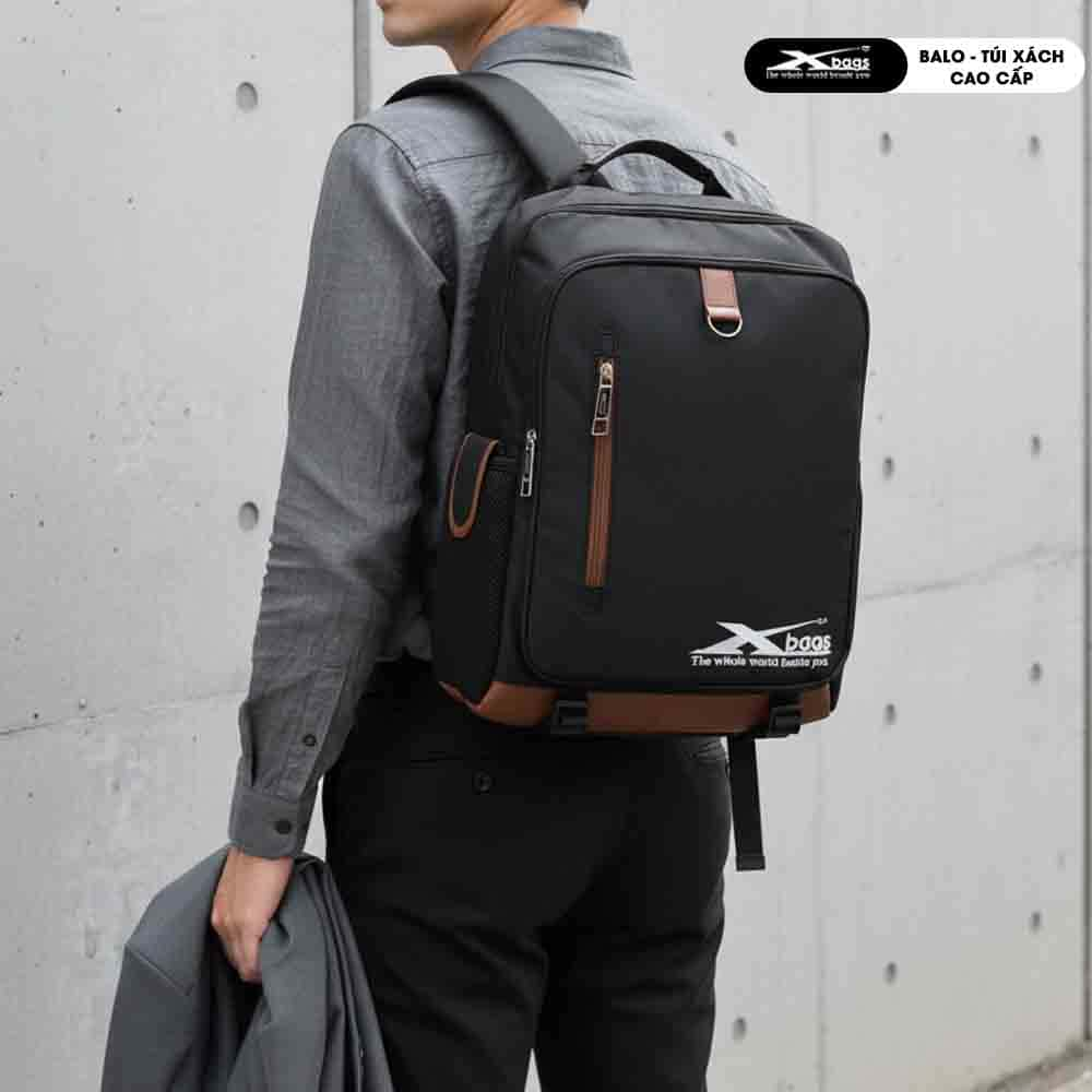 Balo Chống Sốc Laptop 15.6 Inch Chất Lượng Tốt Xbags XB 3101 Form Rộng, Bền Đẹp, Hiện Đại!
