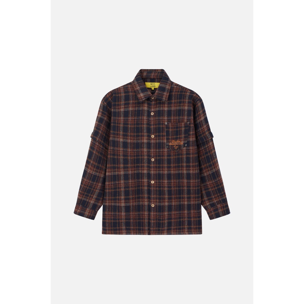 Áo Khoác BOO Kẻ Dạ BOOLAAB Unisex Form Oversized Chất Liệu Cao Cấp,Ám Áp Dày Dặn