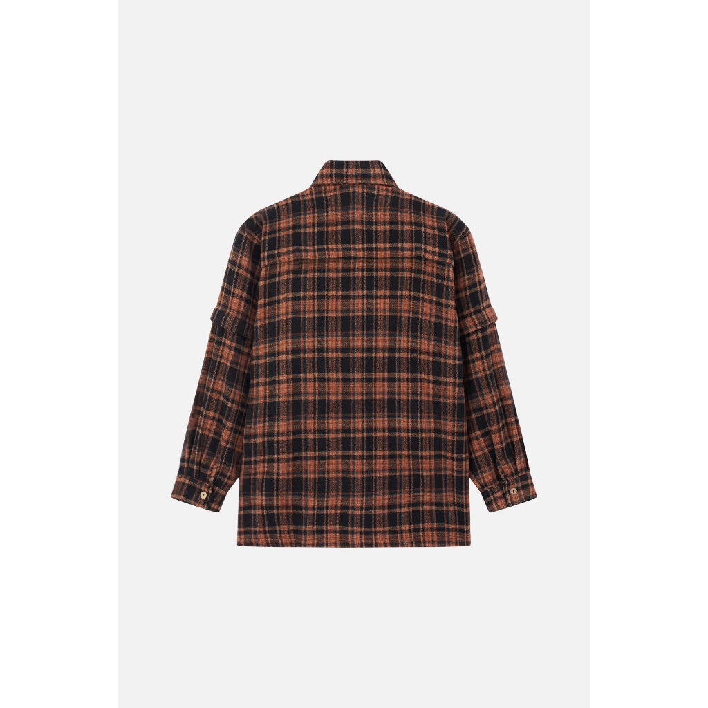 Áo Khoác BOO Kẻ Dạ BOOLAAB Unisex Form Oversized Chất Liệu Cao Cấp,Ám Áp Dày Dặn