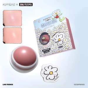 Combo má hồng dạng kem Romand Juicy Roll Cheek & P​u​f​f Se​t