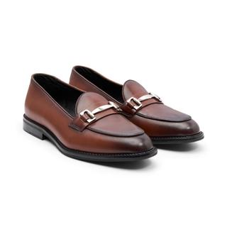 Giày da bò Horsebit Loafer nam chính hãng cao cấp Fttleather, đế phíp bền bỉ chống trượt FP001B0