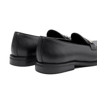 Giày da bò Horsebit Loafer nam chính hãng cao cấp Fttleather, đế phíp bền bỉ chống trượt FP001B0
