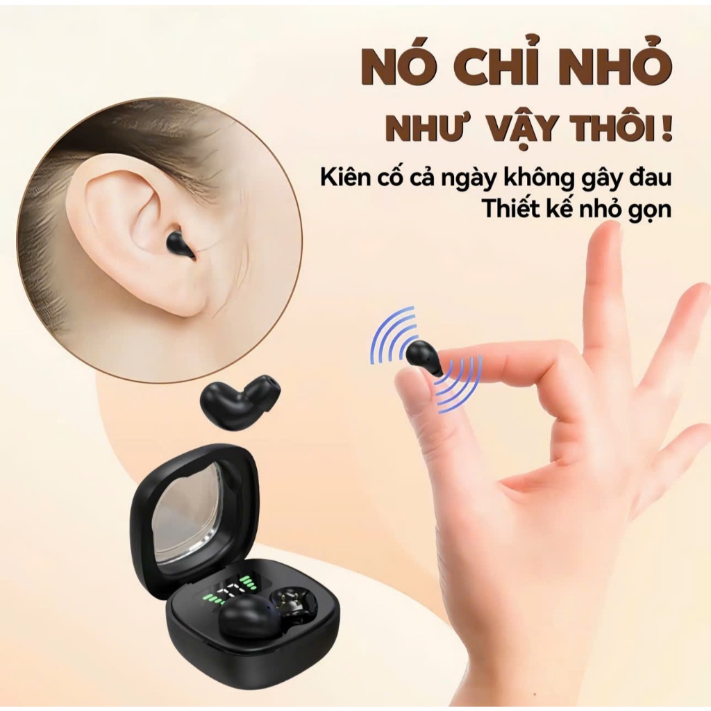 Tai Nghe Bluetooth Y19 / M10 / M25 / X55 Siêu Bé , Âm Thanh HiFi Nổi , Có Micro Đàm Thoại , Màn Hình Kỹ Thuật Số