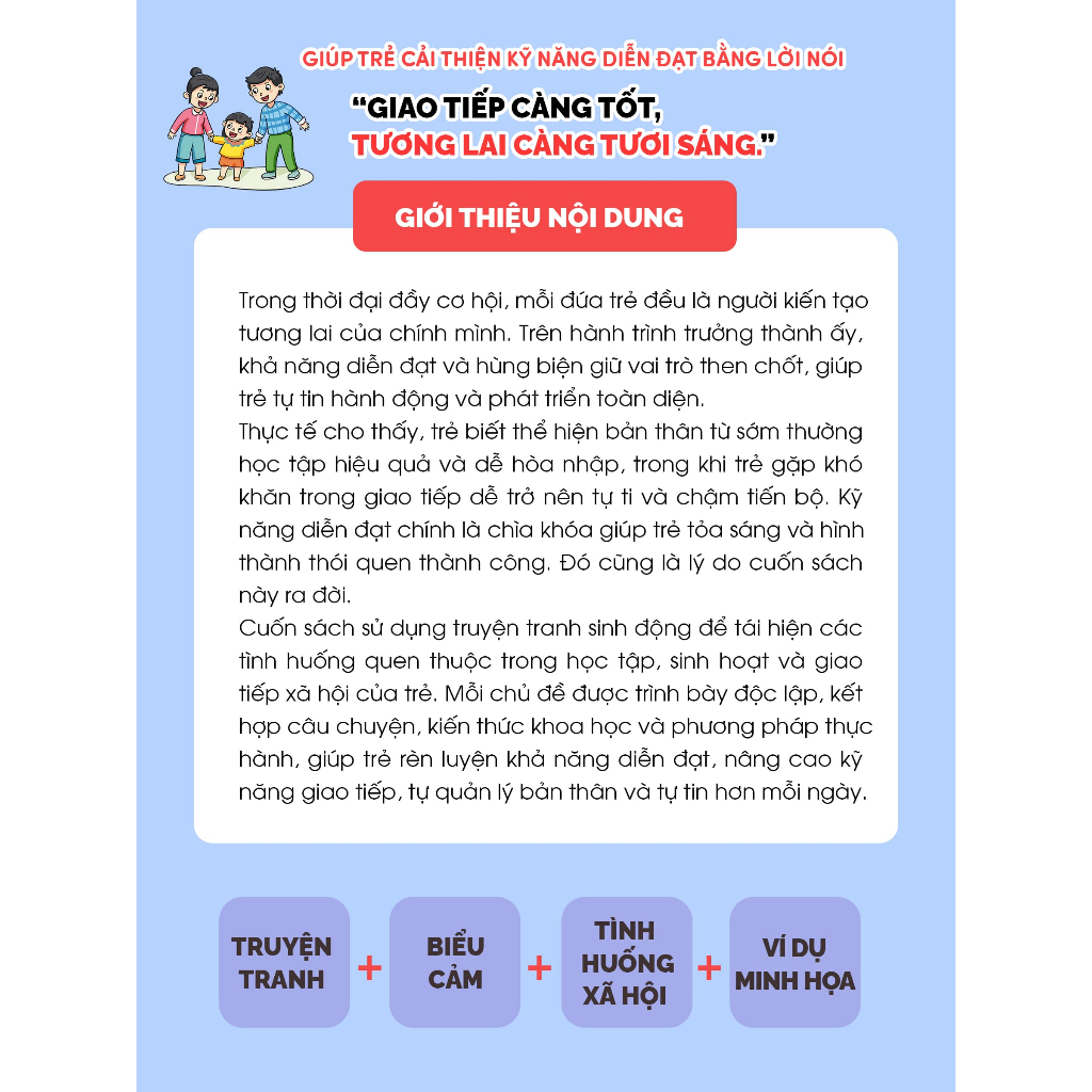 Sách - Khơi Dậy Khả Năng Giao Tiếp Cho Trẻ - Truyện Tranh Khai Sáng Tư Duy