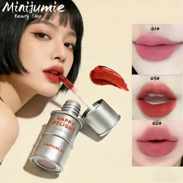 Son môi Cappuvini Mud Smooth Matte Độ che phủ cao làm đầy đường viền môi Dễ dàng thoa Nhẹ và lâu dài