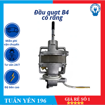 Đầu quạt Có Răng Phe dùng cho quạt B4 (5 SAO) cao cấp - Stato 100% đồng dùng cho quạt treo, quạt bàn, quạt đứng