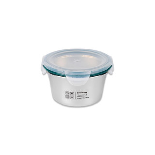 HCM Hộp Inox Cao Cấp Cuitisan Simple Round EC7, nắp khóa 4 cạnh chắc chắn, an toàn trong lò vi sóng GermanySnT