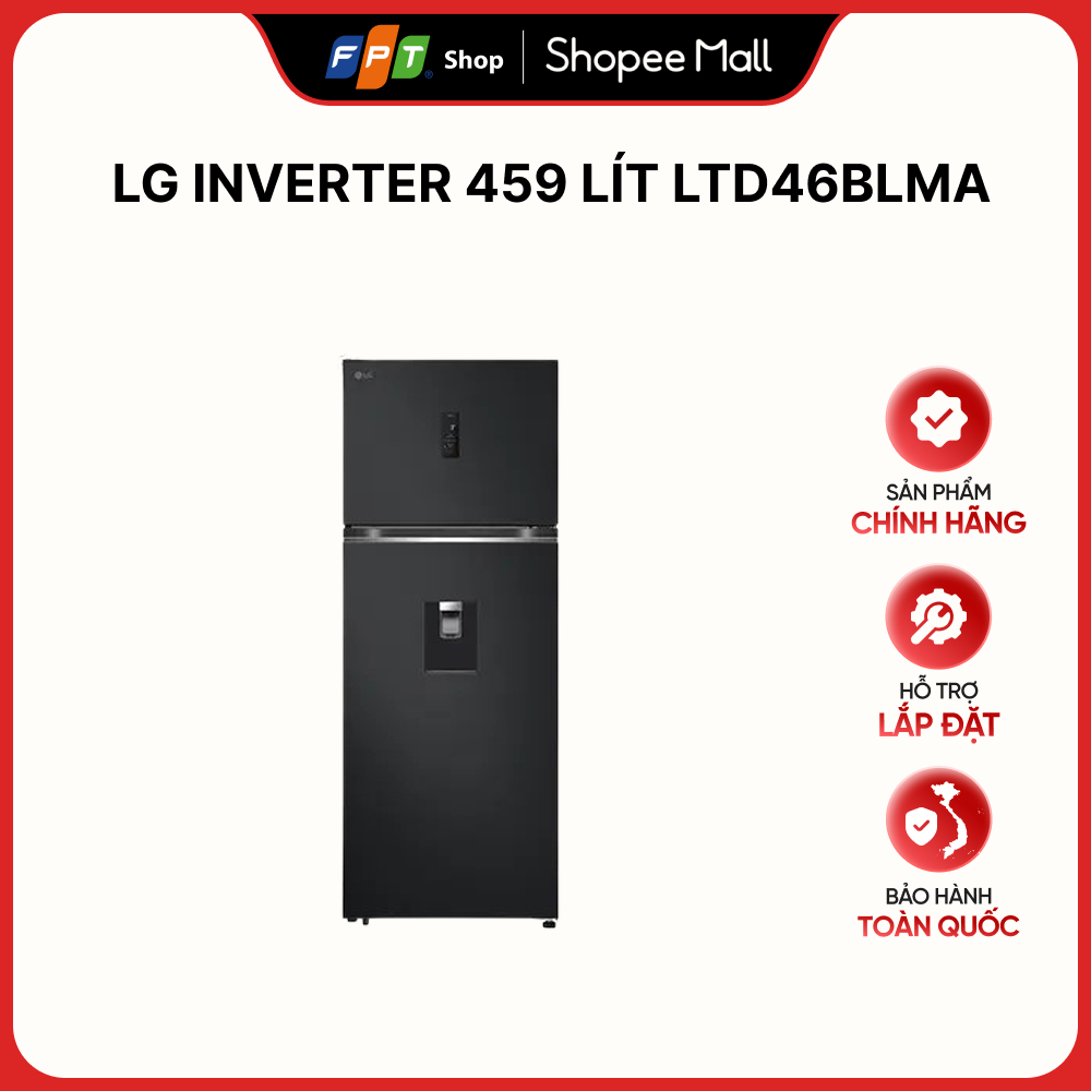 [Hàng chính hãng] LG Inverter 459 lít LTD46BLMA