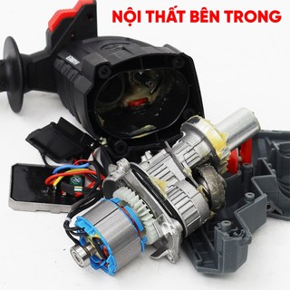 Máy khoan bê tông pin WORKFIX WF-RH2603CP, Lực đập 2.9J, Anti-kickback, Chân pin phổ thông