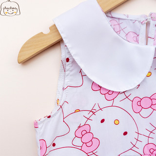 Váy Lanh bé gái, Đầm Lanh bé gái dáng suông cổ sen ChuChoaKids [VBC36]