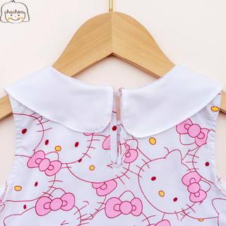 Váy Lanh bé gái, Đầm Lanh bé gái dáng suông cổ sen ChuChoaKids [VBC36]