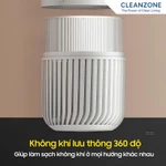 Máy Lọc Không Khí Mini Cao Cấp Dùng Trong Xe Hơi Bàn Làm Việc - Khử Khuẩn Tia UV Lọc Bụi Mịn PM 2.5 — ảnh 7