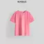 ÁO THUN NỮ CỔ TRÒN TRƠN BASIC TAY NGẮN, VẢI 100% COTTON CO GIÃN 4 CHIỀU