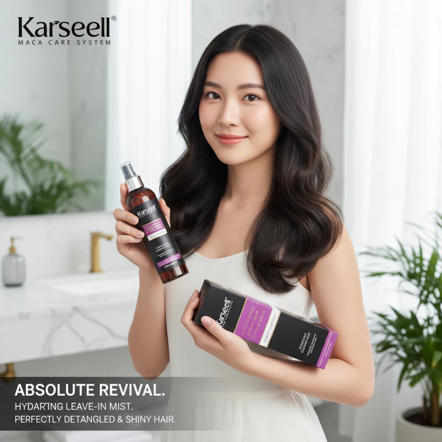Xịt Dưỡng Tóc Karseell Pallamina 150ml/300ml | Xịt Đạm Dưỡng Mềm, Hỗ Trợ Bảo Vệ Tóc Khi Tạo Kiểu.