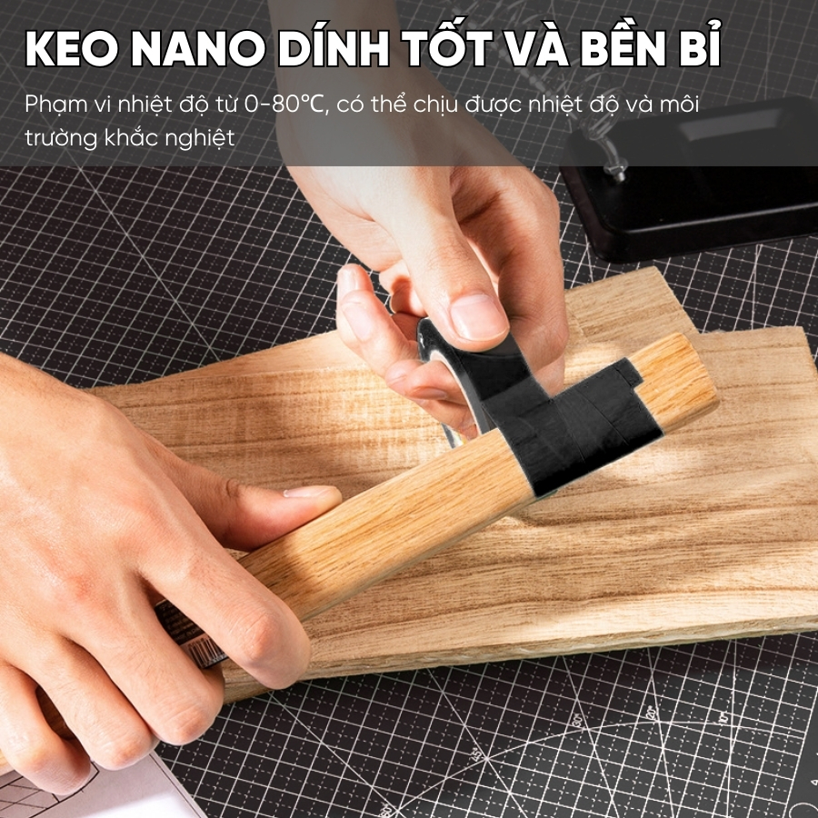 Băng Dính Cách Điện 10M RAYENR, Băng Keo Cách Điện Chống Nước Chống Cháy Chất Liệu Siêu Dính BD002