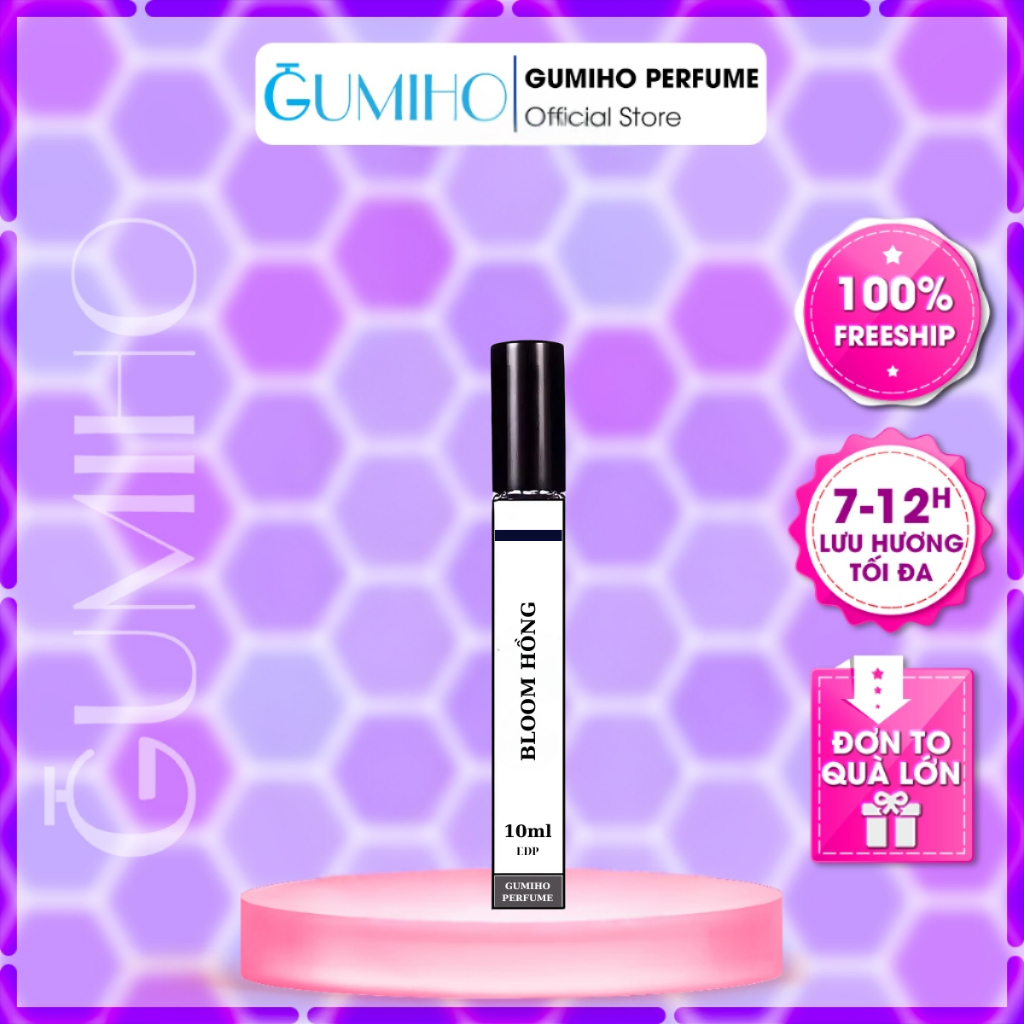 Nước Hoa Nữ Bloom Hồng EDP - Hương Hoa Nhài Hoa Huệ Trắng Tinh Tế Thanh Lịch Cuốn Hút - Gumiho Perfume | BigBuy360 - bigbuy360.vn