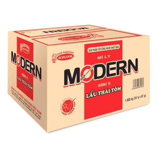 Thùng 24 ly mì Modern lẩu Thái tôm 67g